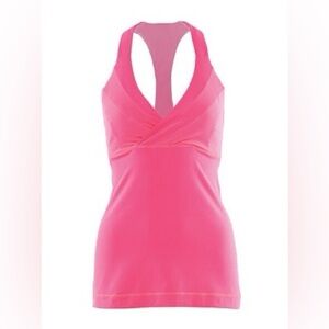 Lululemon Pink like new vneck workout top
